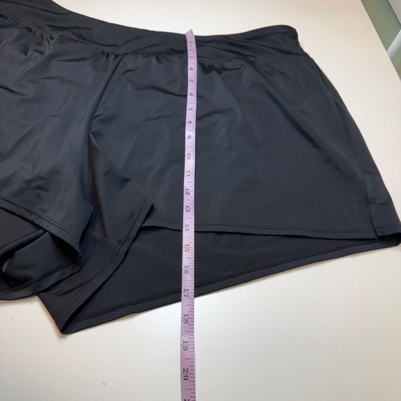 Swim Solutions Pull-On Swim Board Shorts Black NWT 20W - Picture 4 of 8